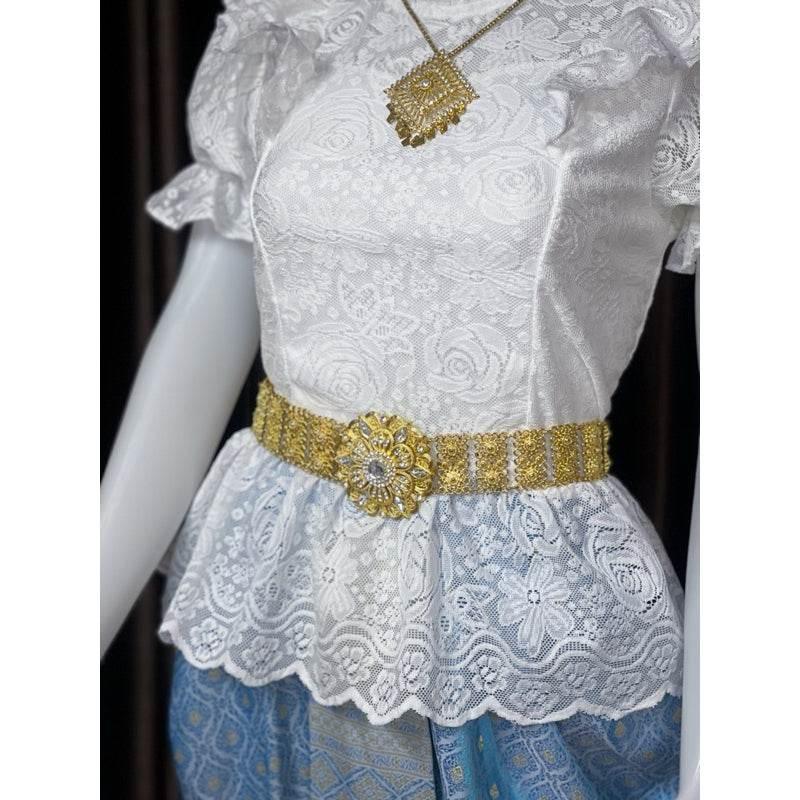 Thai Chong Kraben Skirt for Festivals - Traditional Style Thai Chong Kraben Skirt