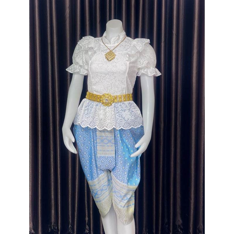 Thai Chong Kraben Skirt for Festivals - Traditional Style One-Sake.com Shirt chest not exceeding 36“ Jong Kraben Waist please inform Shirt chest not exceeding 36“-Jong Kraben Waist please inform-