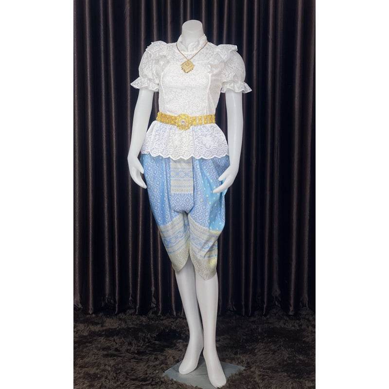 Thai Chong Kraben Skirt for Festivals - Traditional Style One-Sake.com Shirt chest not exceeding 36“ Jong Kraben Waist please inform Shirt chest not exceeding 36“-Jong Kraben Waist please inform-
