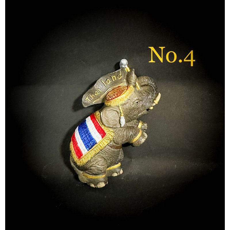 Thai Elephant Fridge Magnet - Unique Authentic Decor for Your Home No.4 4x5cmโดยประมาณ