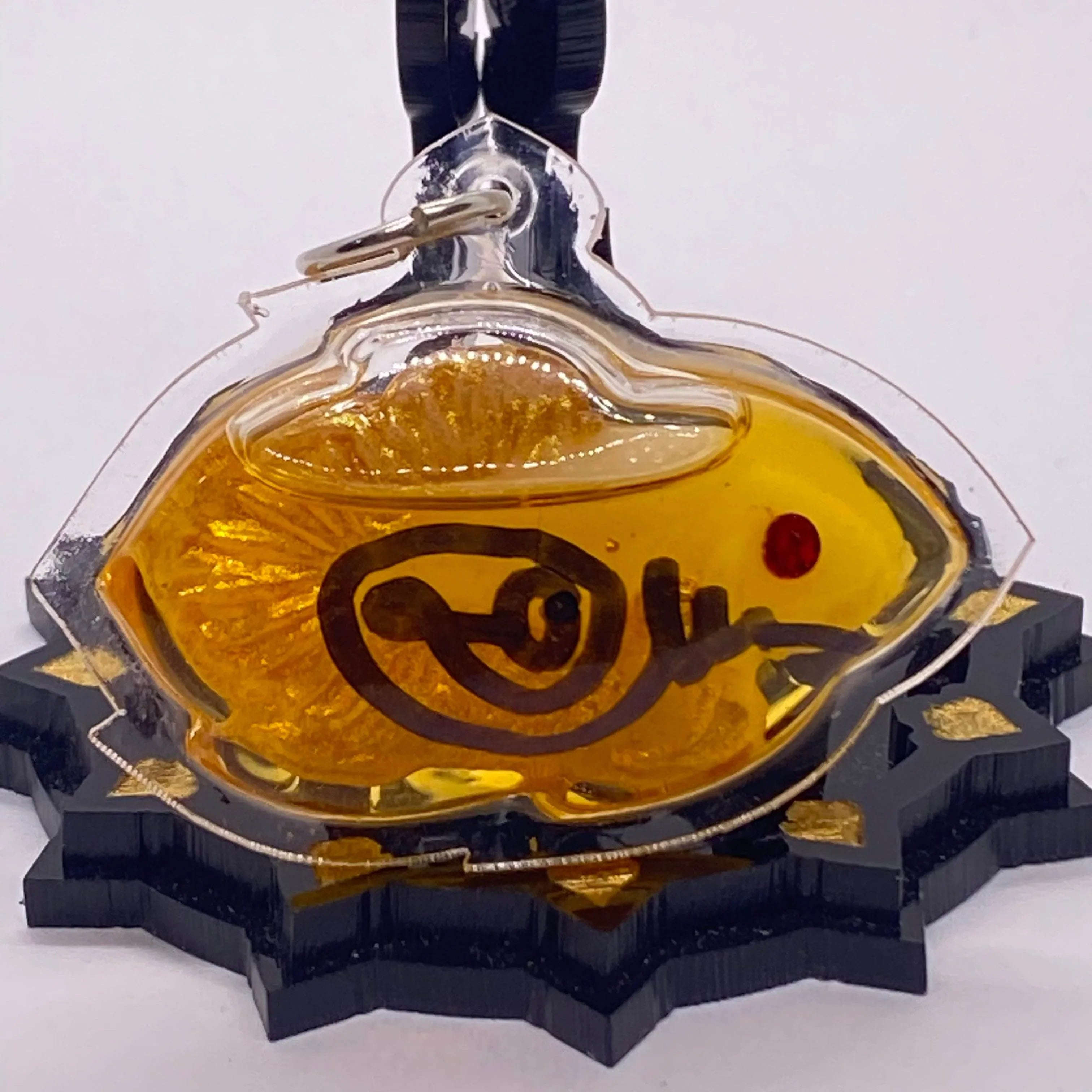 Thai Fish Amulet for Protection and Luck - Authentic Charm for Good Fortune