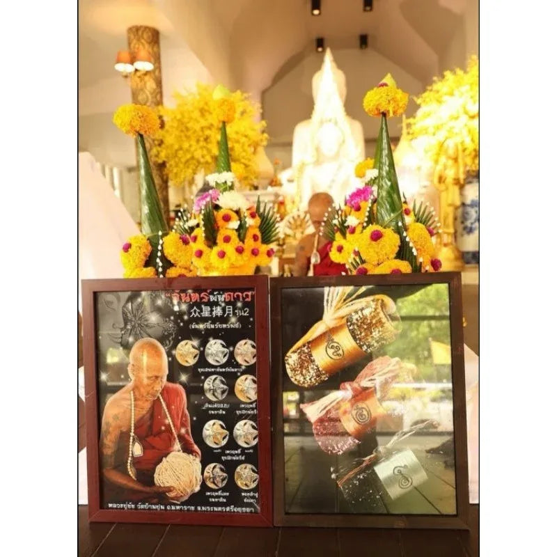 Thai Luck Amulet - Nine Lives Takrut for Great Fortune and Good Luck
