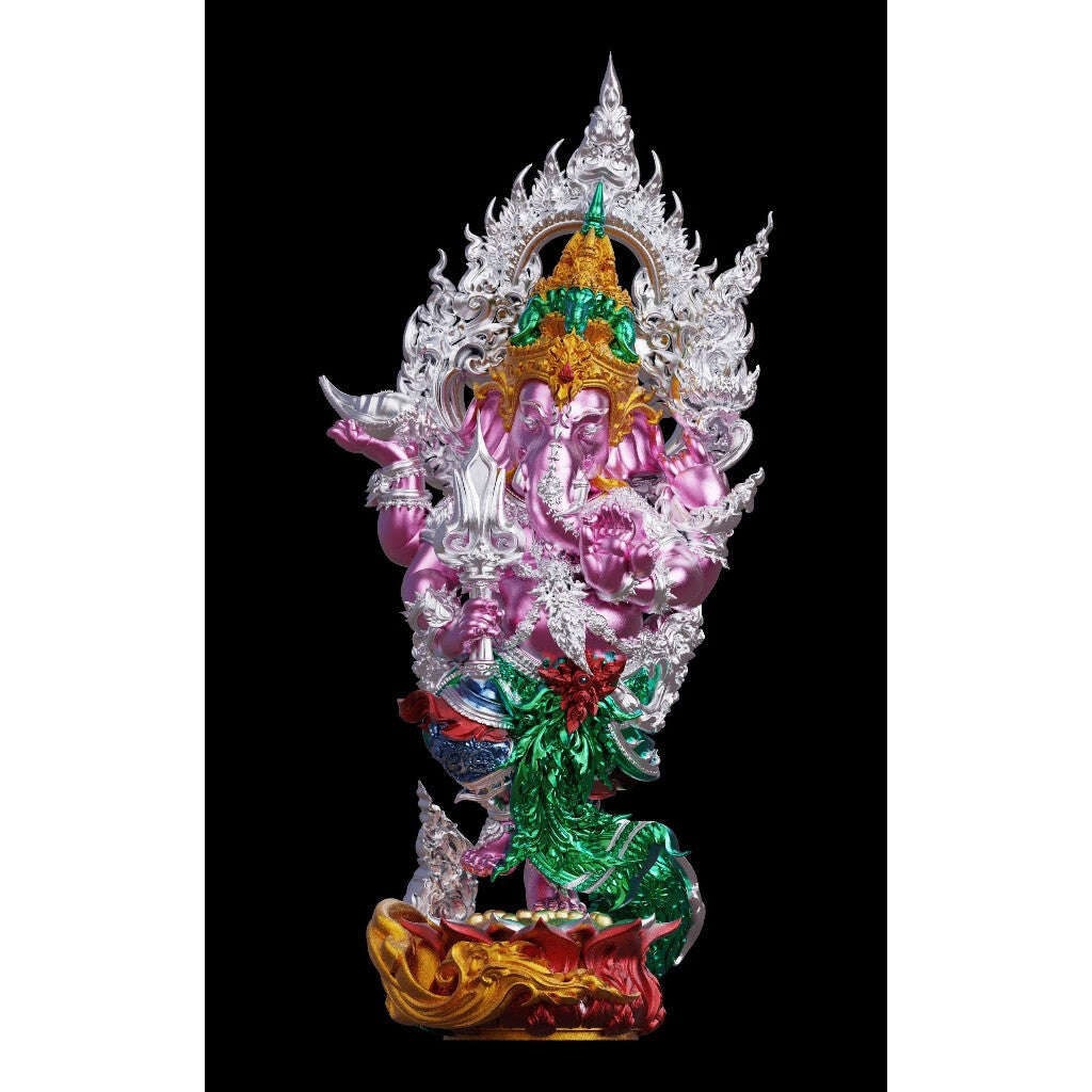 Thai Ganesh Amulet for Spiritual Protection - Sri Siri Prathaya Ganapati 1.6