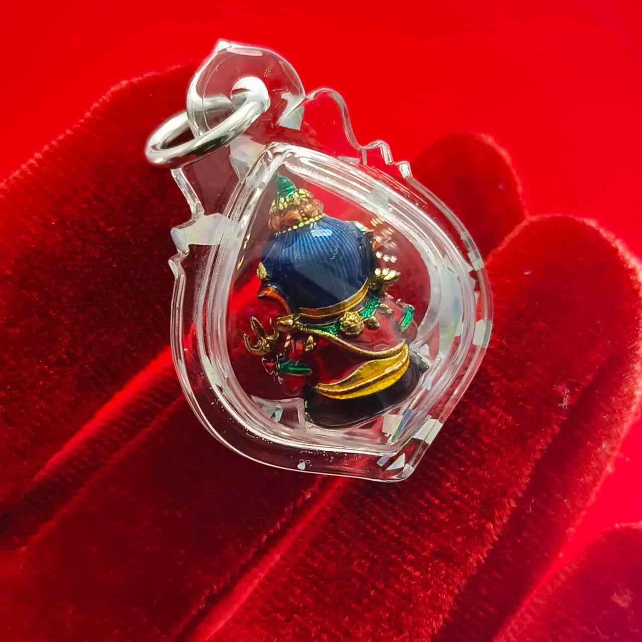 Thai Ganesha Pendant - Premium Amulet for Prosperity and Protection