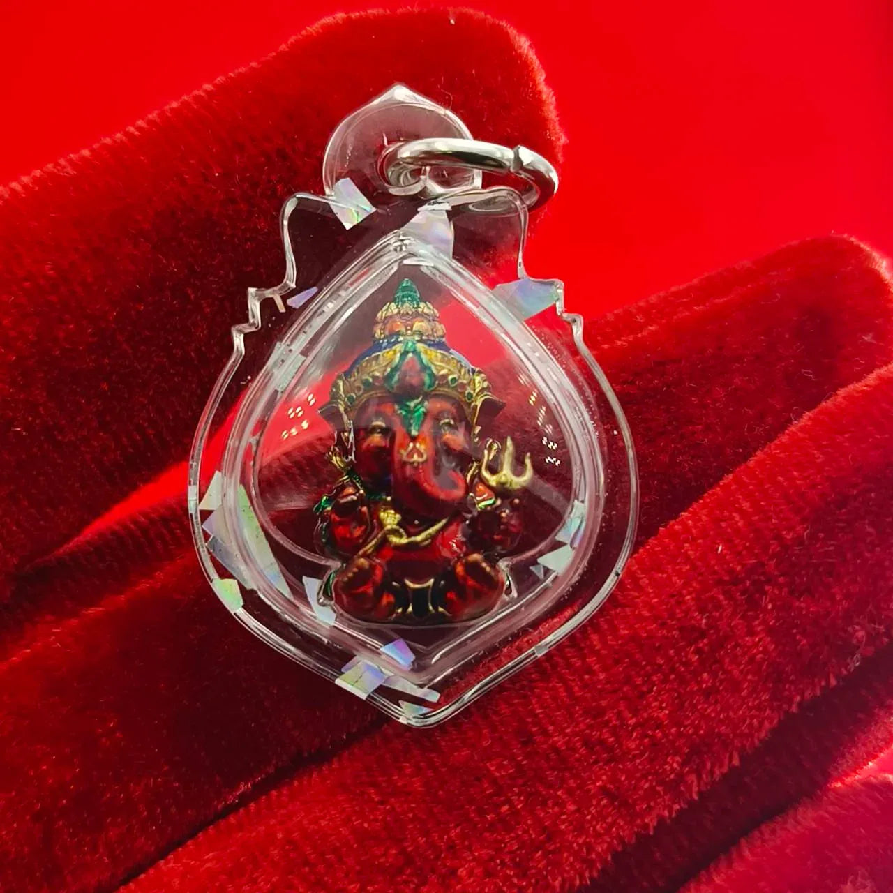 Thai Ganesha Pendant - Premium Amulet for Prosperity and Protection