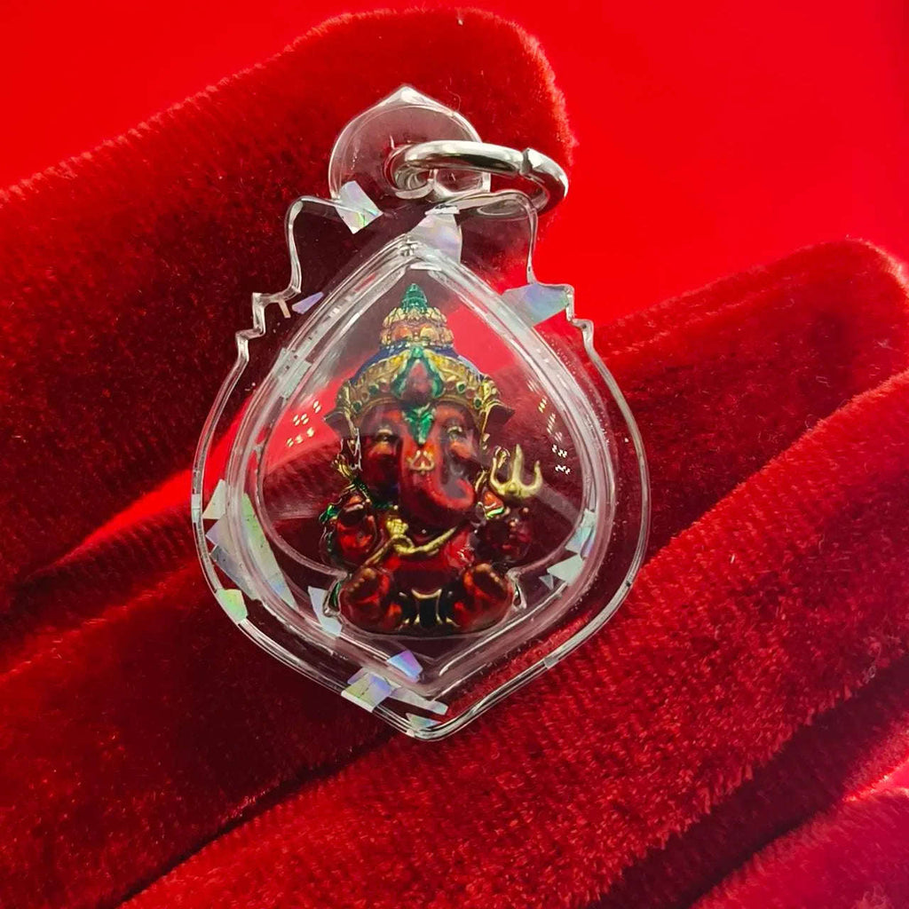 Thai Ganesha Pendant - Premium Amulet for Prosperity and Protection