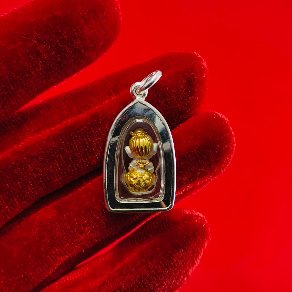 Thai Ganesha Prosperity Pendant - Phra Phikanet Kanesach for Ultimate Success and Abundance