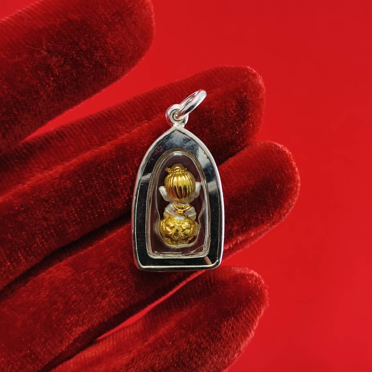 Thai Ganesha Prosperity Pendant - Phra Phikanet Kanesach for Ultimate Success and Abundance