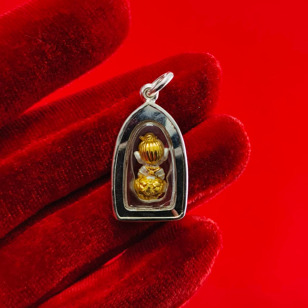 Thai Ganesha Prosperity Pendant - Phra Phikanet Kanesach for Ultimate Success and Abundance