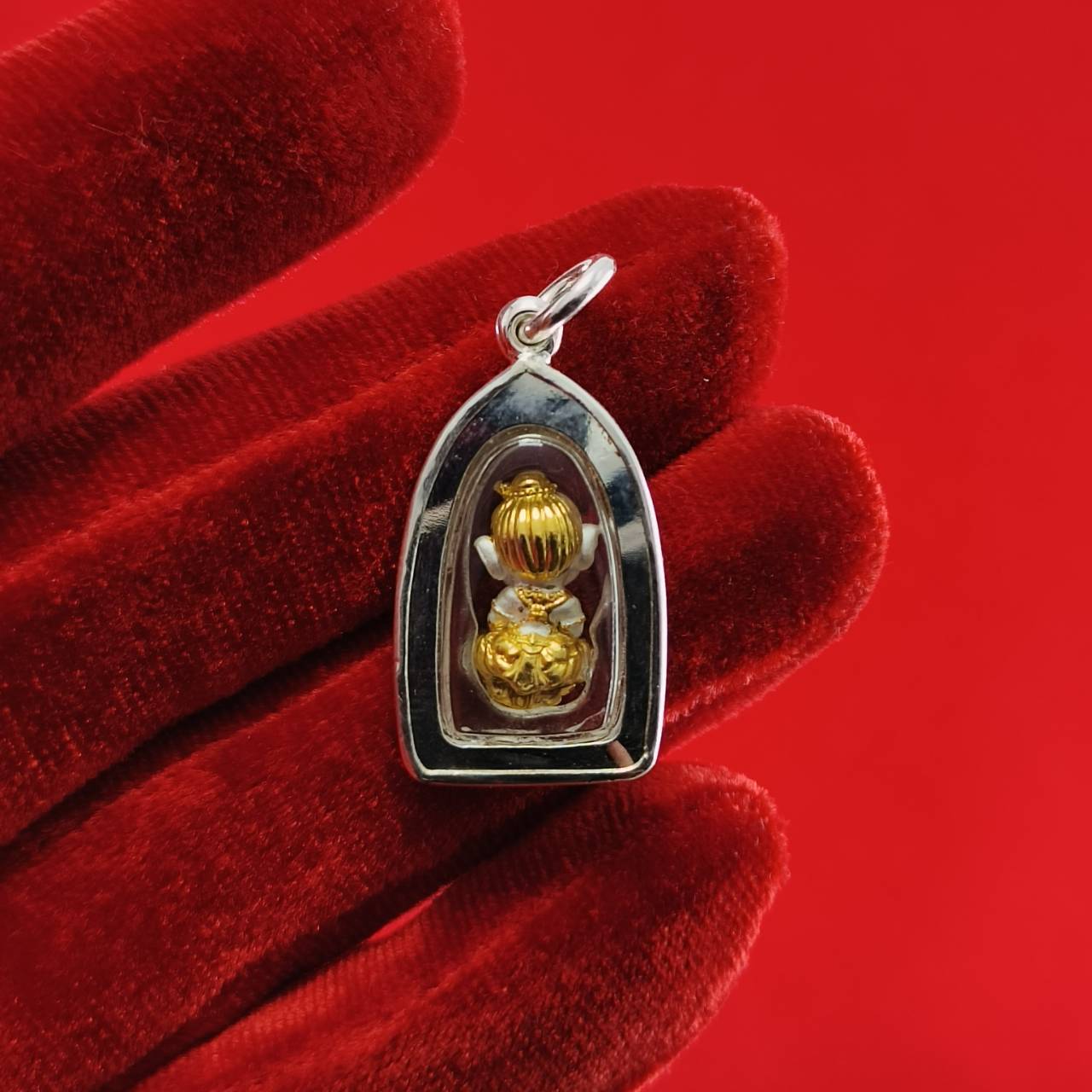 Thai Ganesha Prosperity Pendant - Phra Phikanet Kanesach for Ultimate Success and Abundance