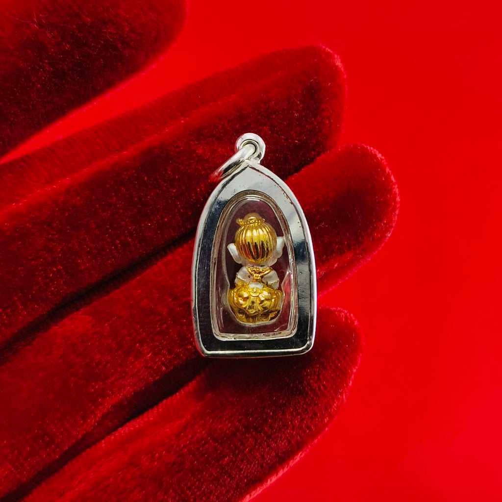 Thai Ganesha Prosperity Pendant - Phra Phikanet Kanesach for Ultimate Success and Abundance