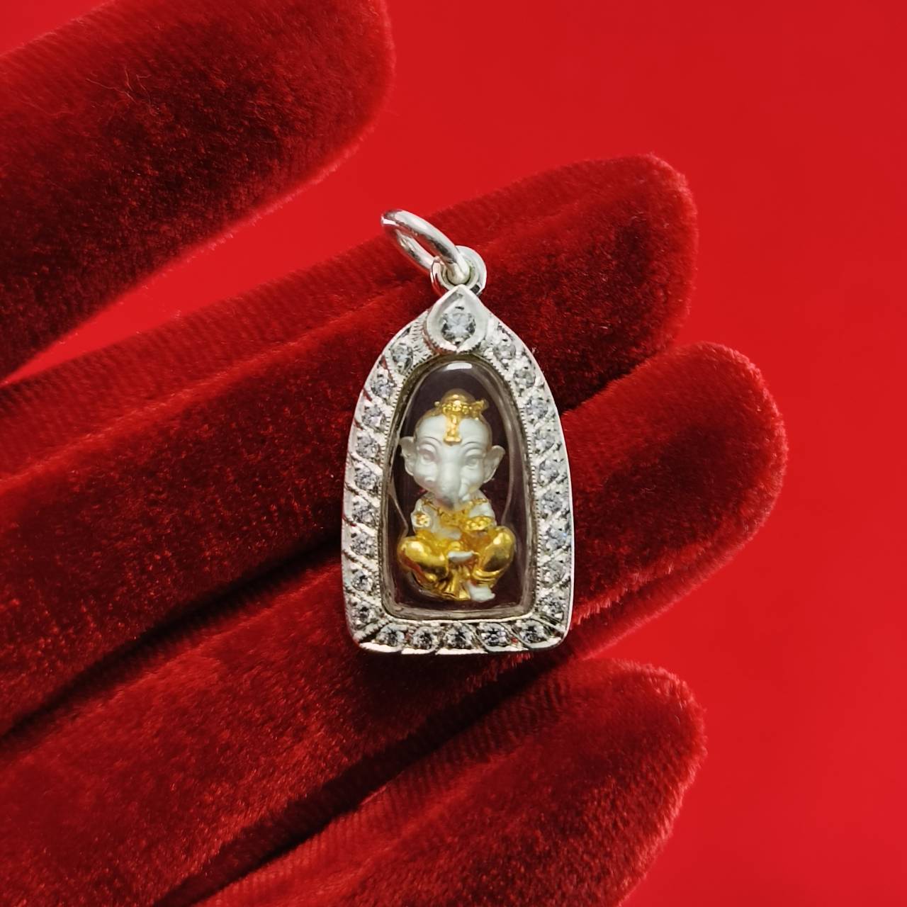 Thai Ganesha Prosperity Pendant - Phra Phikanet Kanesach for Ultimate Success and Abundance Default Title