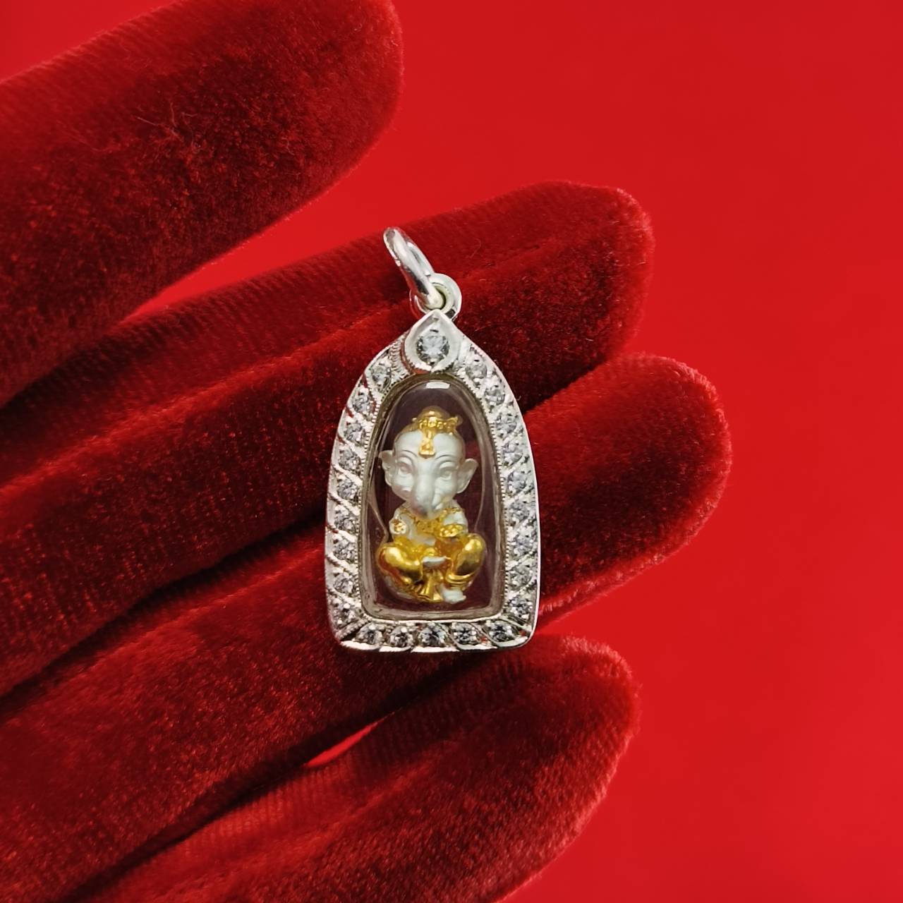 Thai Ganesha Prosperity Pendant - Phra Phikanet Kanesach for Ultimate Success and Abundance