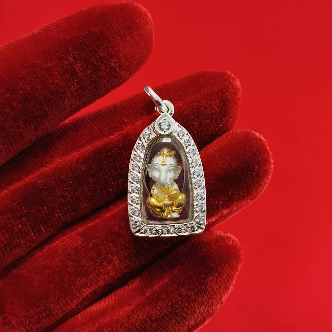 Thai Ganesha Prosperity Pendant - Phra Phikanet Kanesach for Ultimate Success and Abundance