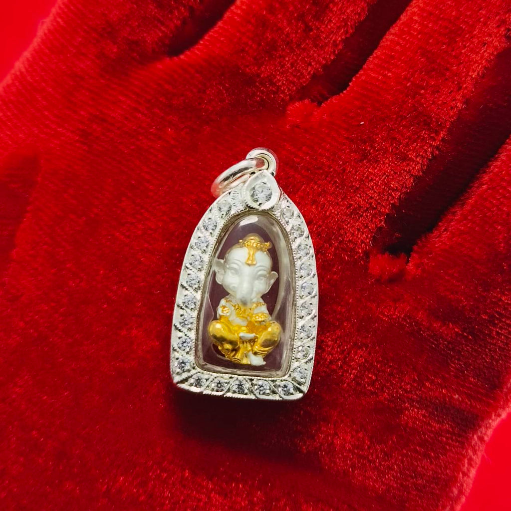 Thai Ganesha Prosperity Pendant - Phra Phikanet Kanesach for Ultimate Success and Abundance