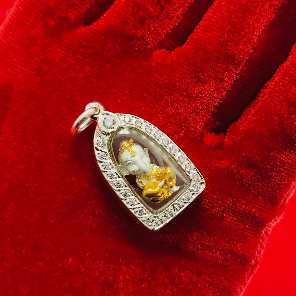 Thai Ganesha Prosperity Pendant - Phra Phikanet Kanesach for Ultimate Success and Abundance