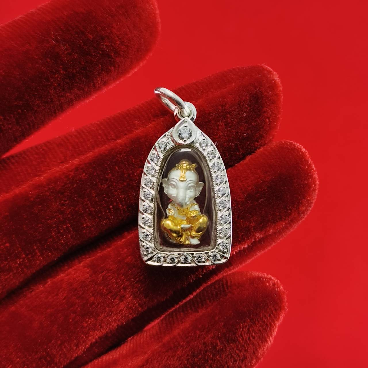 Thai Ganesha Prosperity Pendant - Phra Phikanet Kanesach for Ultimate Success and Abundance