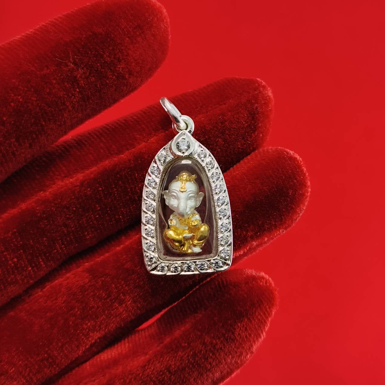 Thai Ganesha Prosperity Pendant - Phra Phikanet Kanesach for Ultimate Success and Abundance