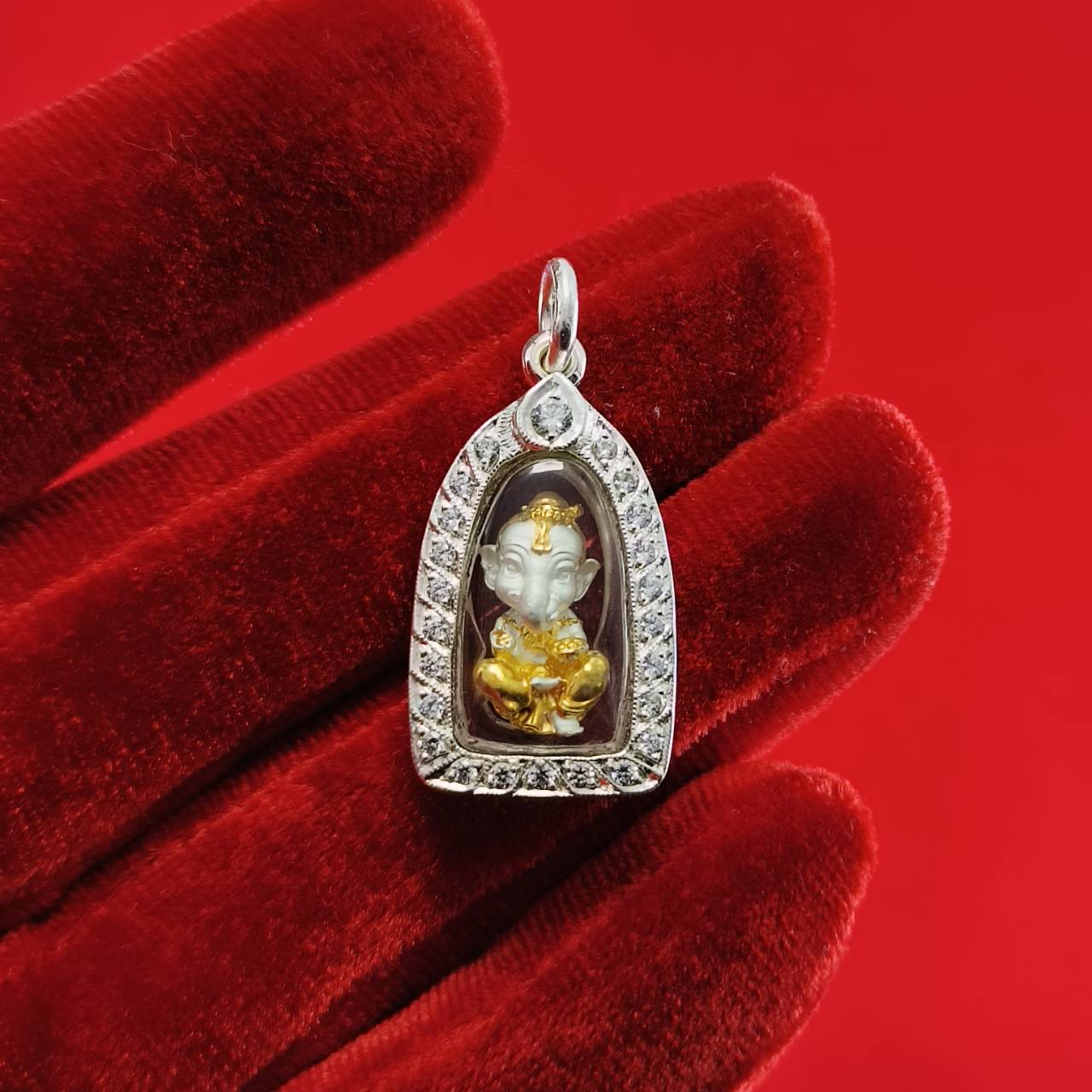 Thai Ganesha Prosperity Pendant - Phra Phikanet Kanesach for Ultimate Success and Abundance