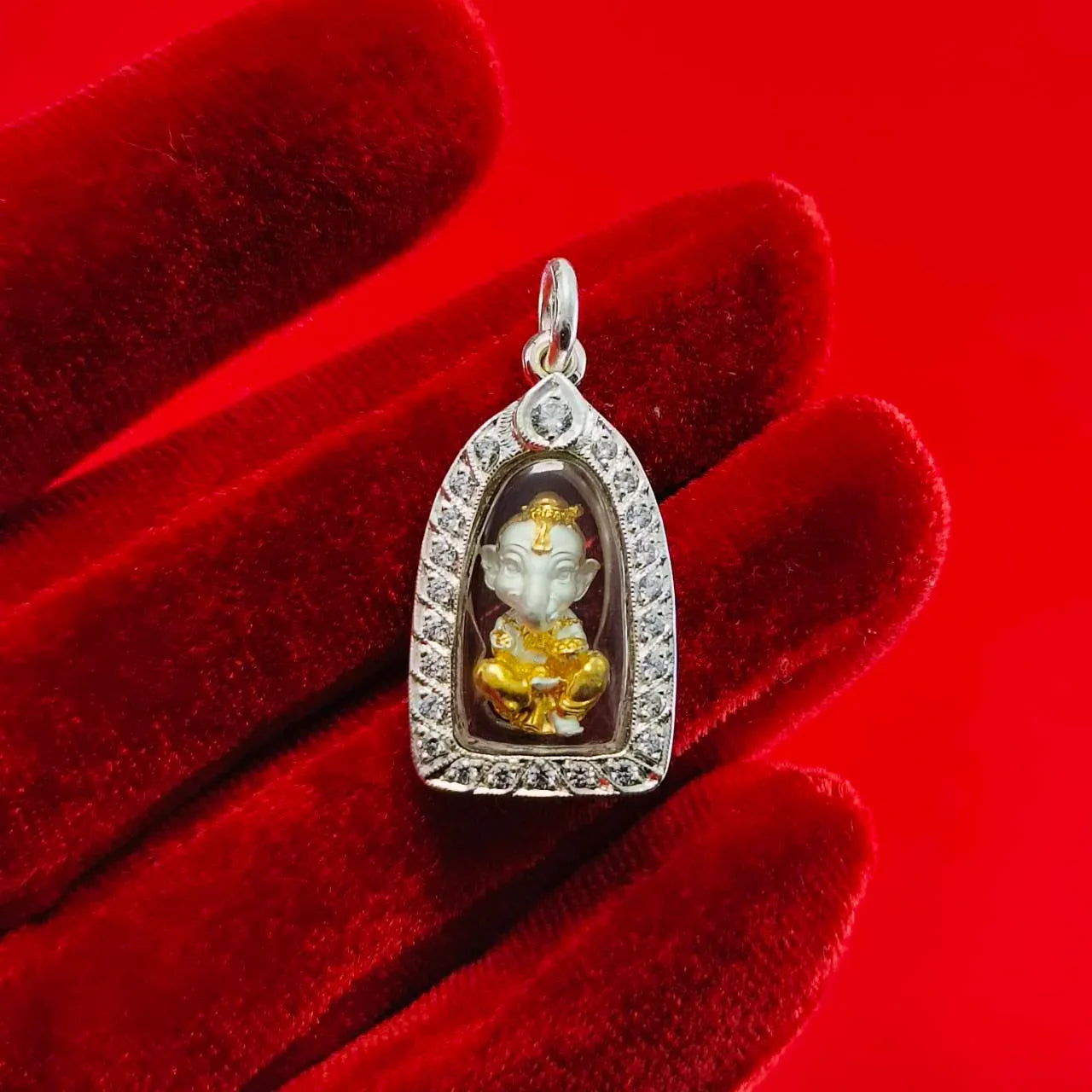 Thai Ganesha Prosperity Pendant - Phra Phikanet Kanesach for Ultimate Success and Abundance
