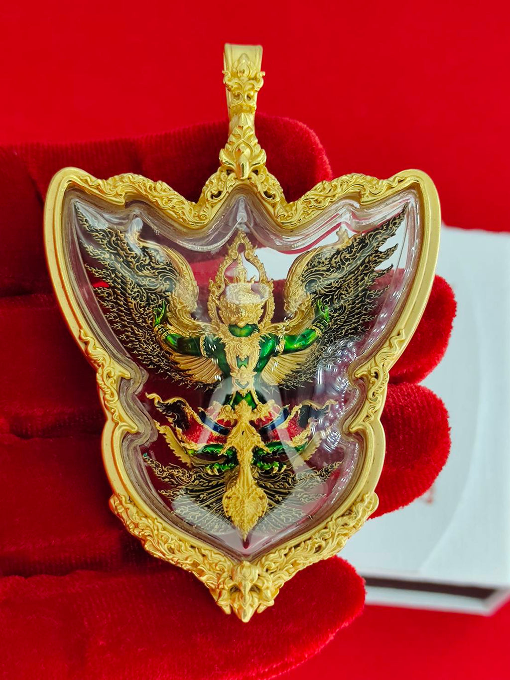 Phaya Garuda Wayu Set - Thai Garuda Charm for Power and Blessings