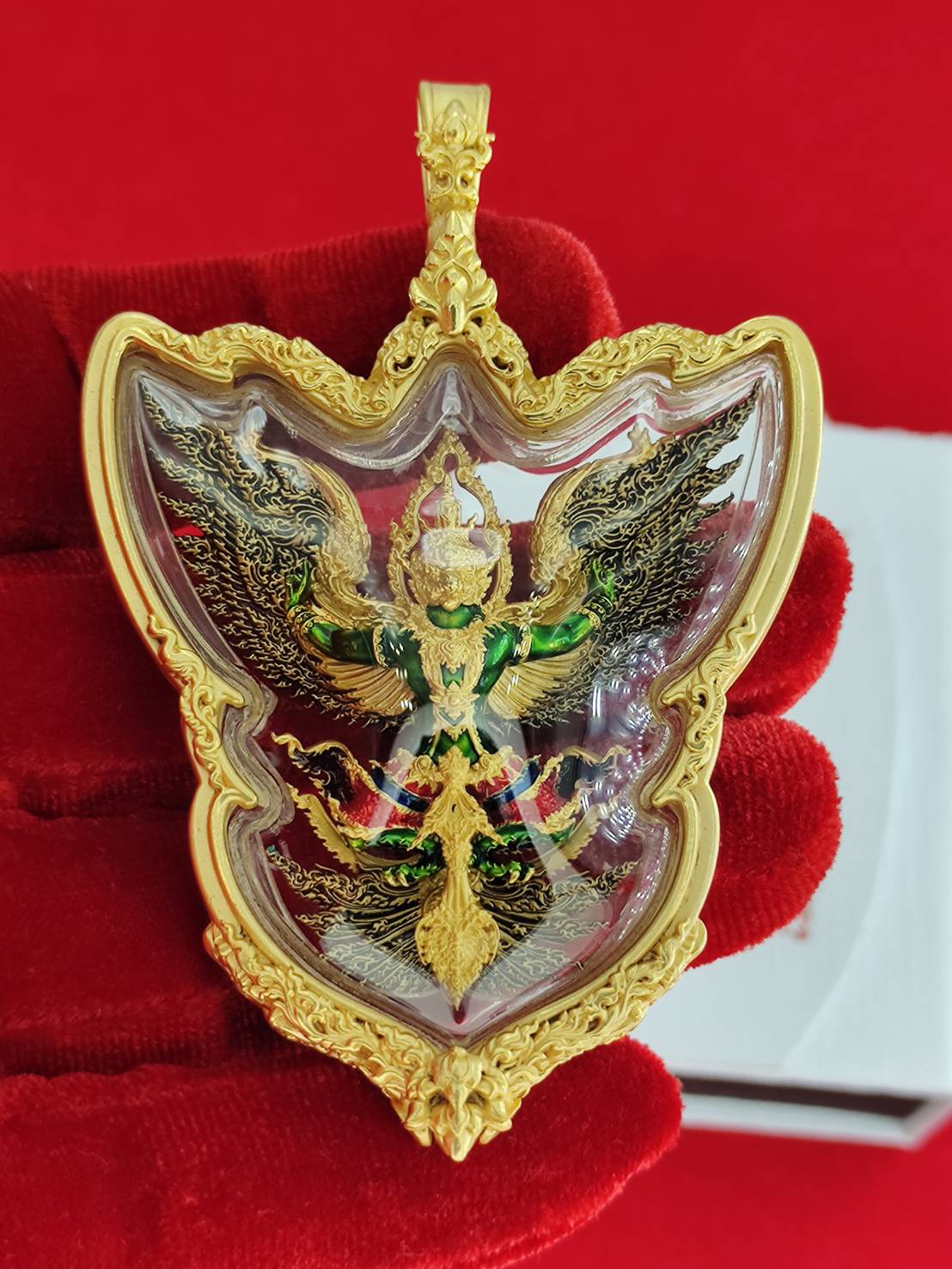 Phaya Garuda Wayu Set - Thai Garuda Charm for Power and Blessings
