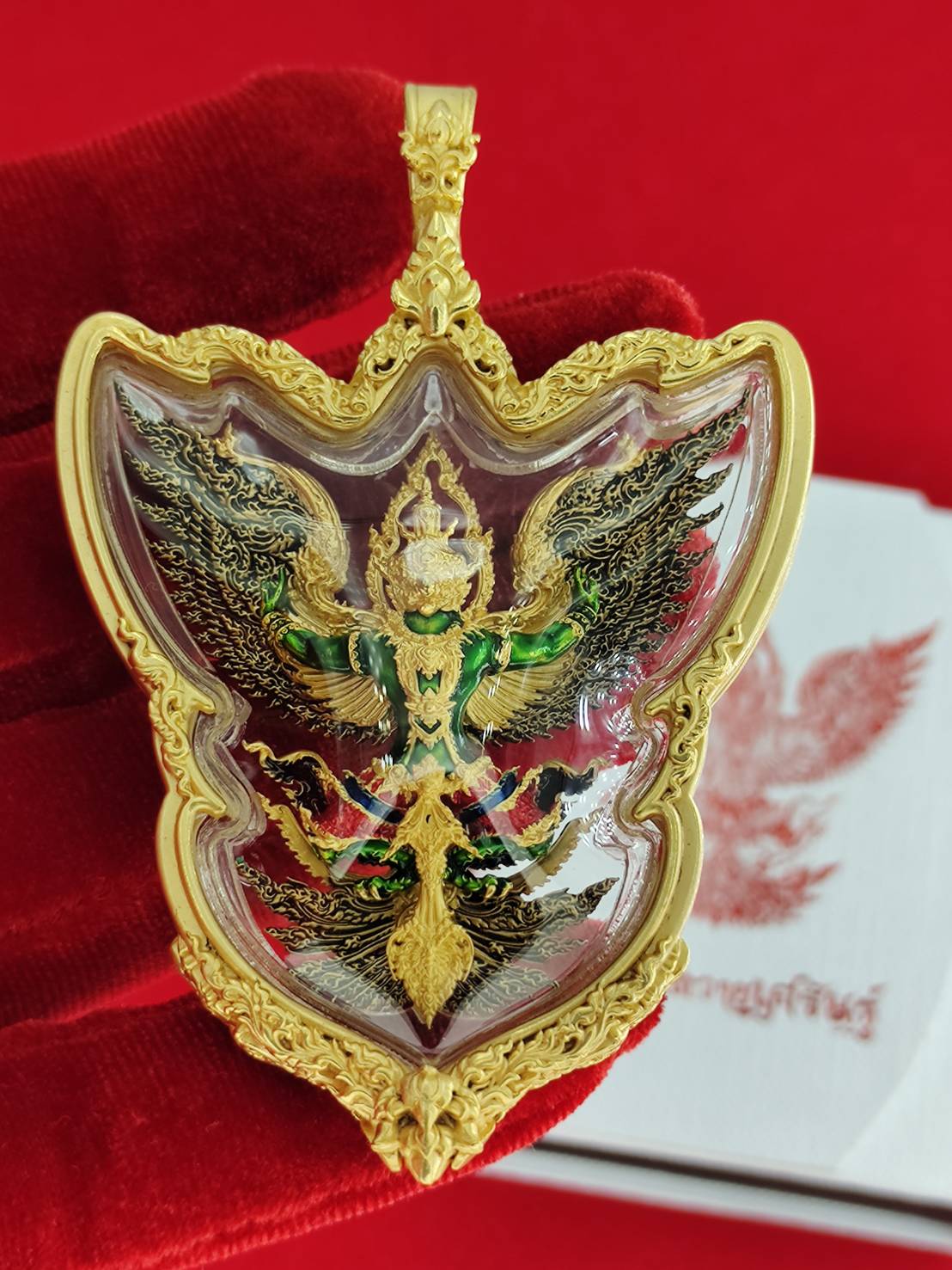 Phaya Garuda Wayu Set - Thai Garuda Charm for Power and Blessings
