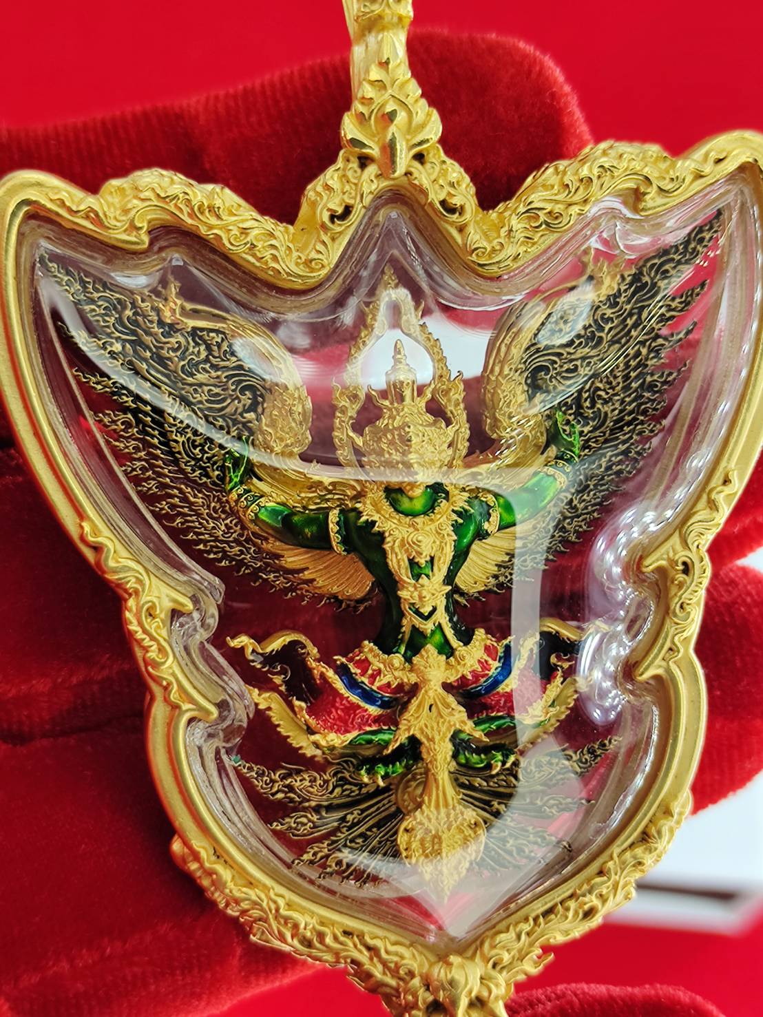 Phaya Garuda Wayu Set - Thai Garuda Charm for Power and Blessings
