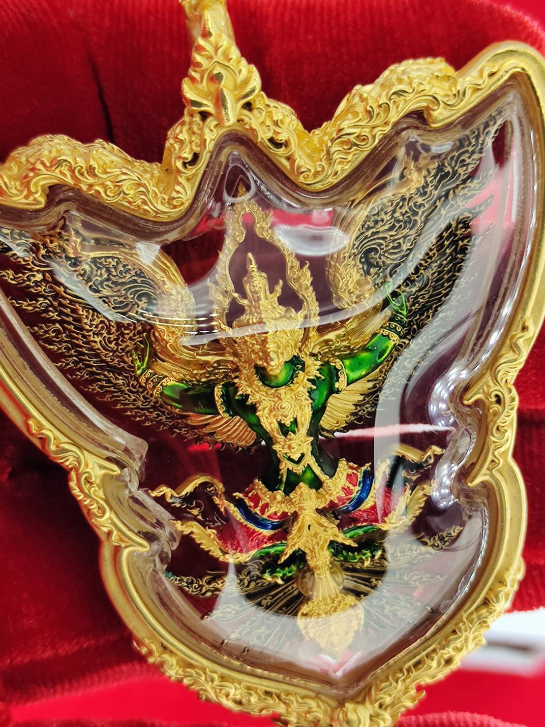 Phaya Garuda Wayu Set - Thai Garuda Charm for Power and Blessings