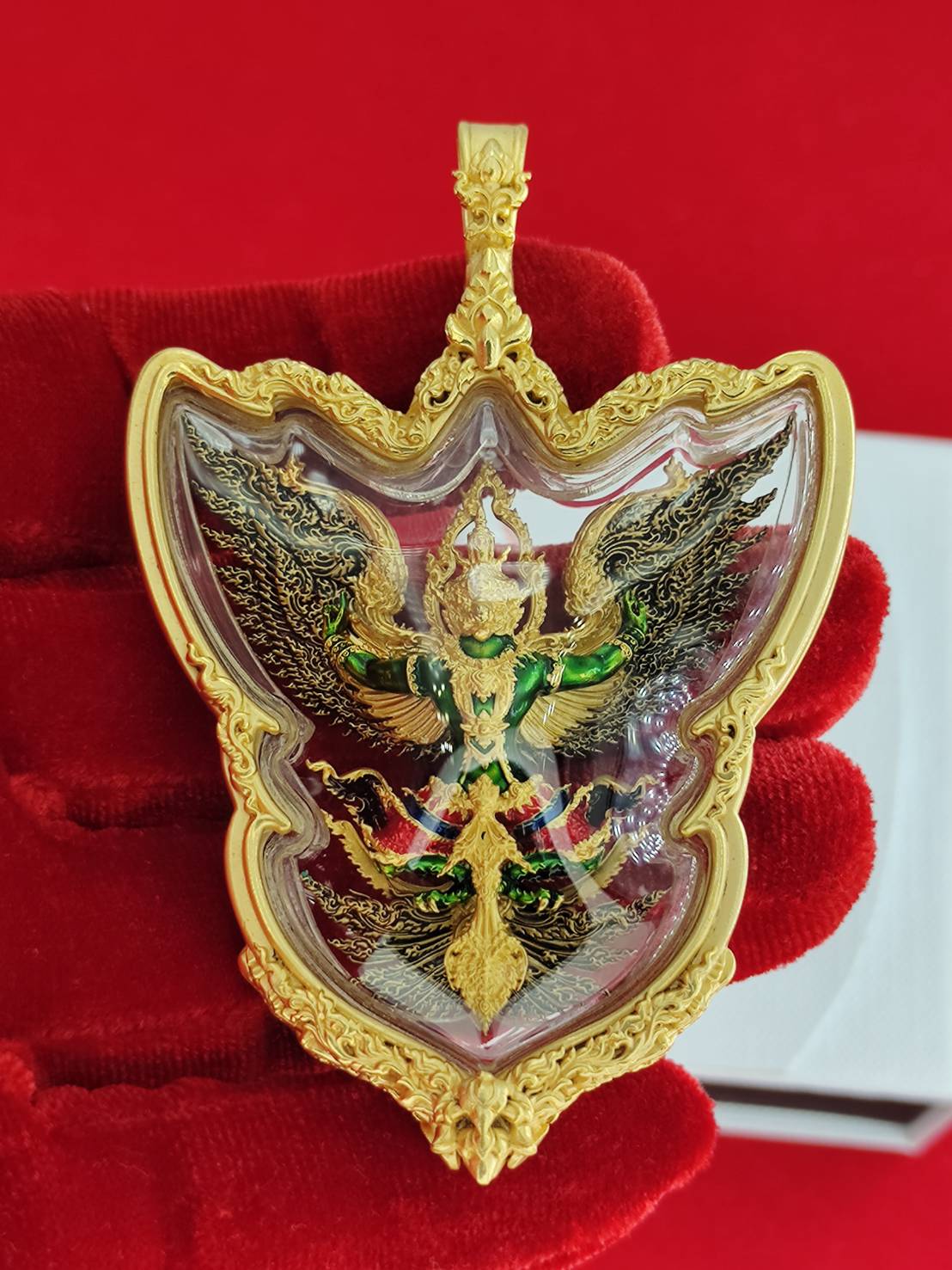 Phaya Garuda Wayu Set - Thai Garuda Charm for Power and Blessings