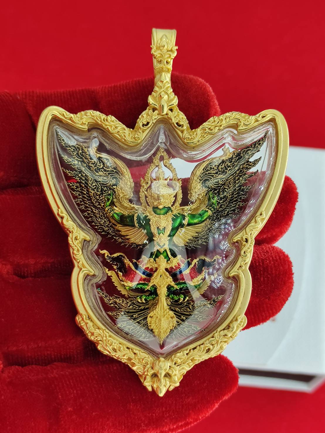 Phaya Garuda Wayu Set - Thai Garuda Charm for Power and Blessings