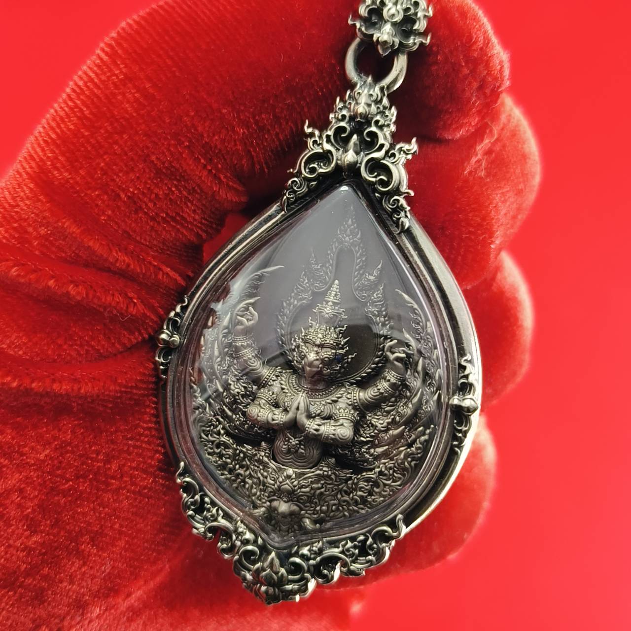 Thai Garuda Amulet Pendant for Supreme Wealth and Divine Protection