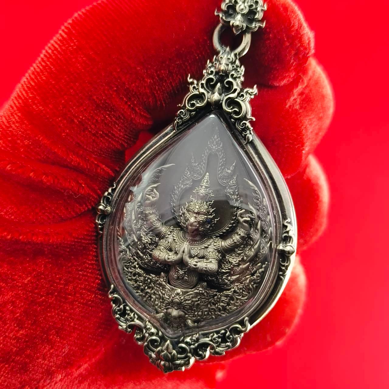 Thai Garuda Amulet Pendant for Supreme Wealth and Divine Protection
