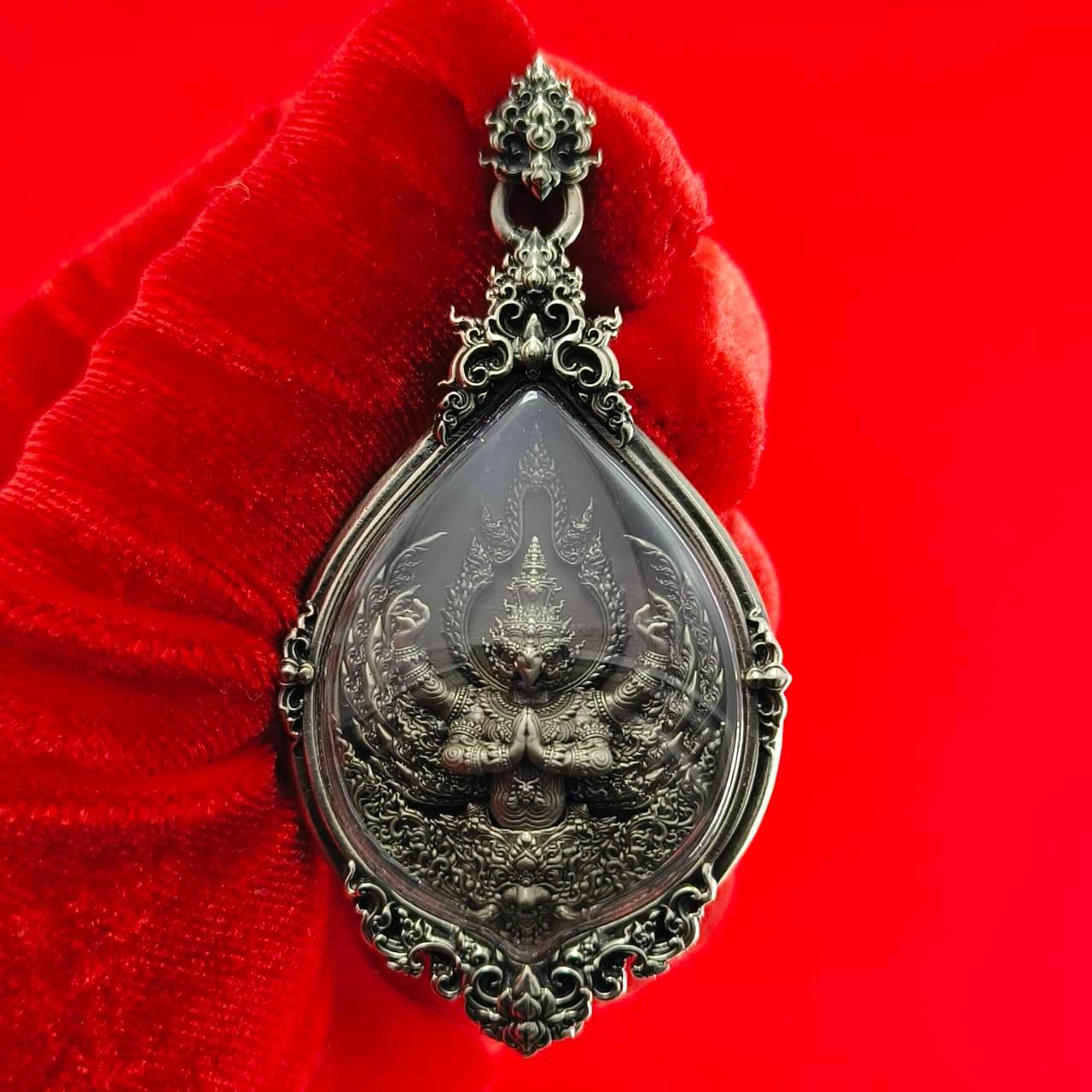 Thai Garuda Amulet Pendant for Supreme Wealth and Divine Protection Default Title