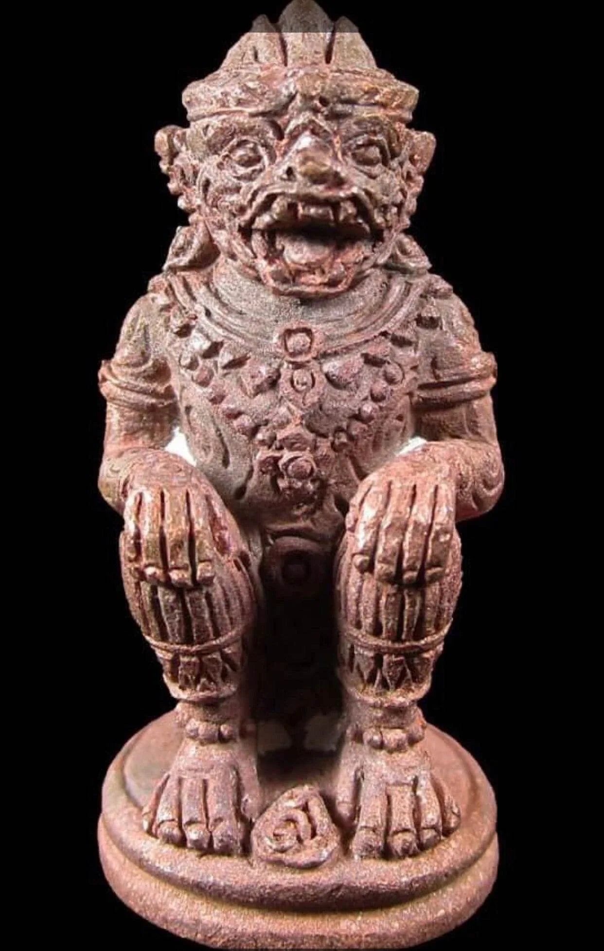 Hanuman Saensamrit Amulet - Authentic Hanuman Amulet | Powerful Copper Talisman Blessed by Luang Pu Saen | 3.2 cm | Wat Ban Nong Jik, Sisaket