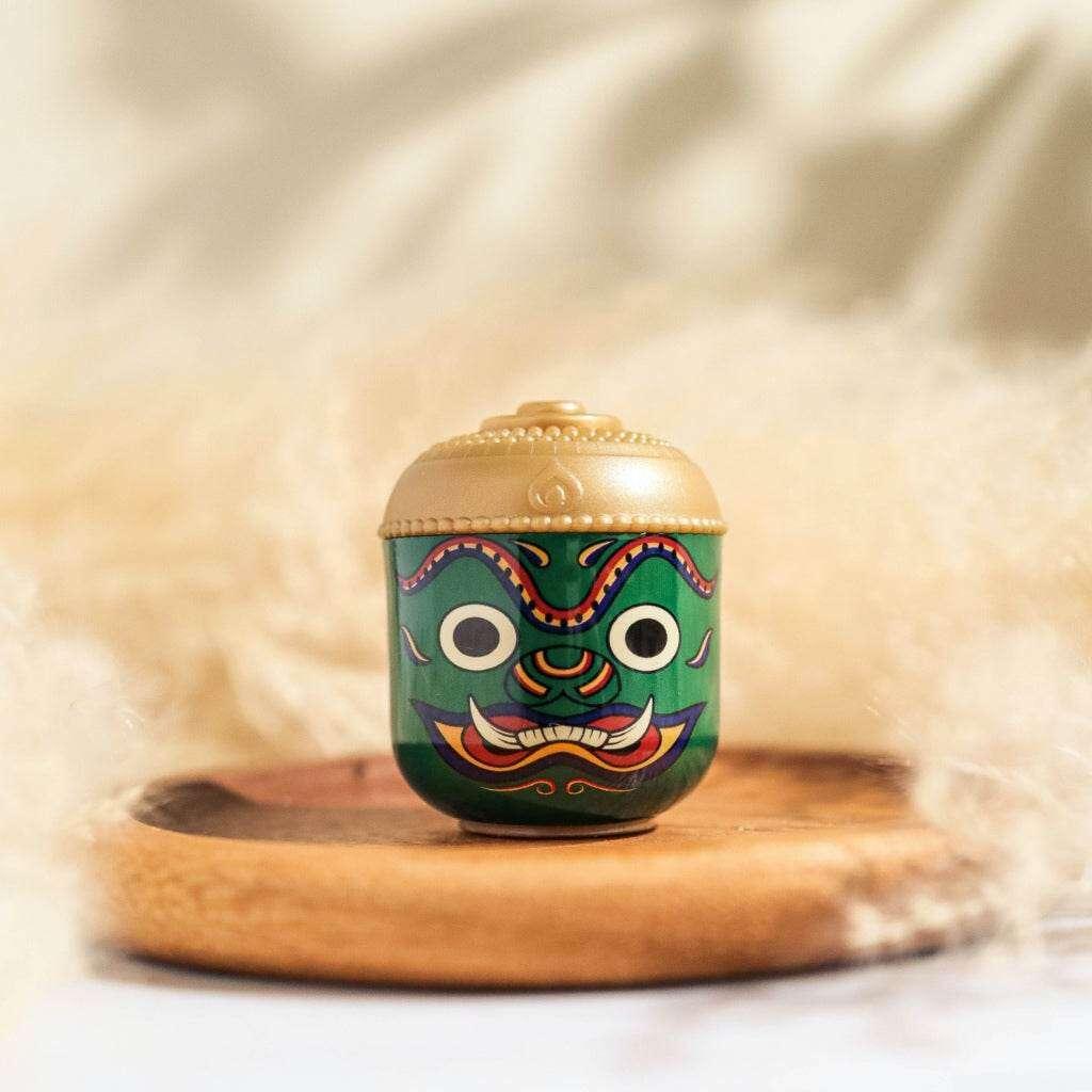 Thai Herbal Aroma Sachet with Elegant Decorative Jar for Fragrance and Wellness Lemongrass