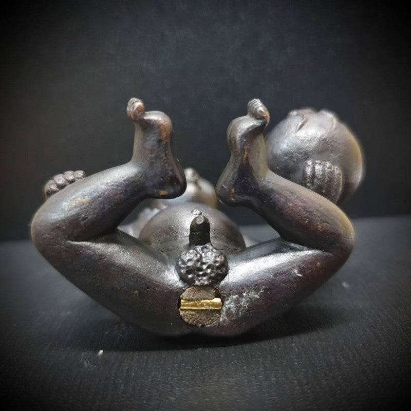 Thai Kuman Thong Wealth Figurine - Blessing Guardian Boy Jao Sua Noi for Prosperity Charm
