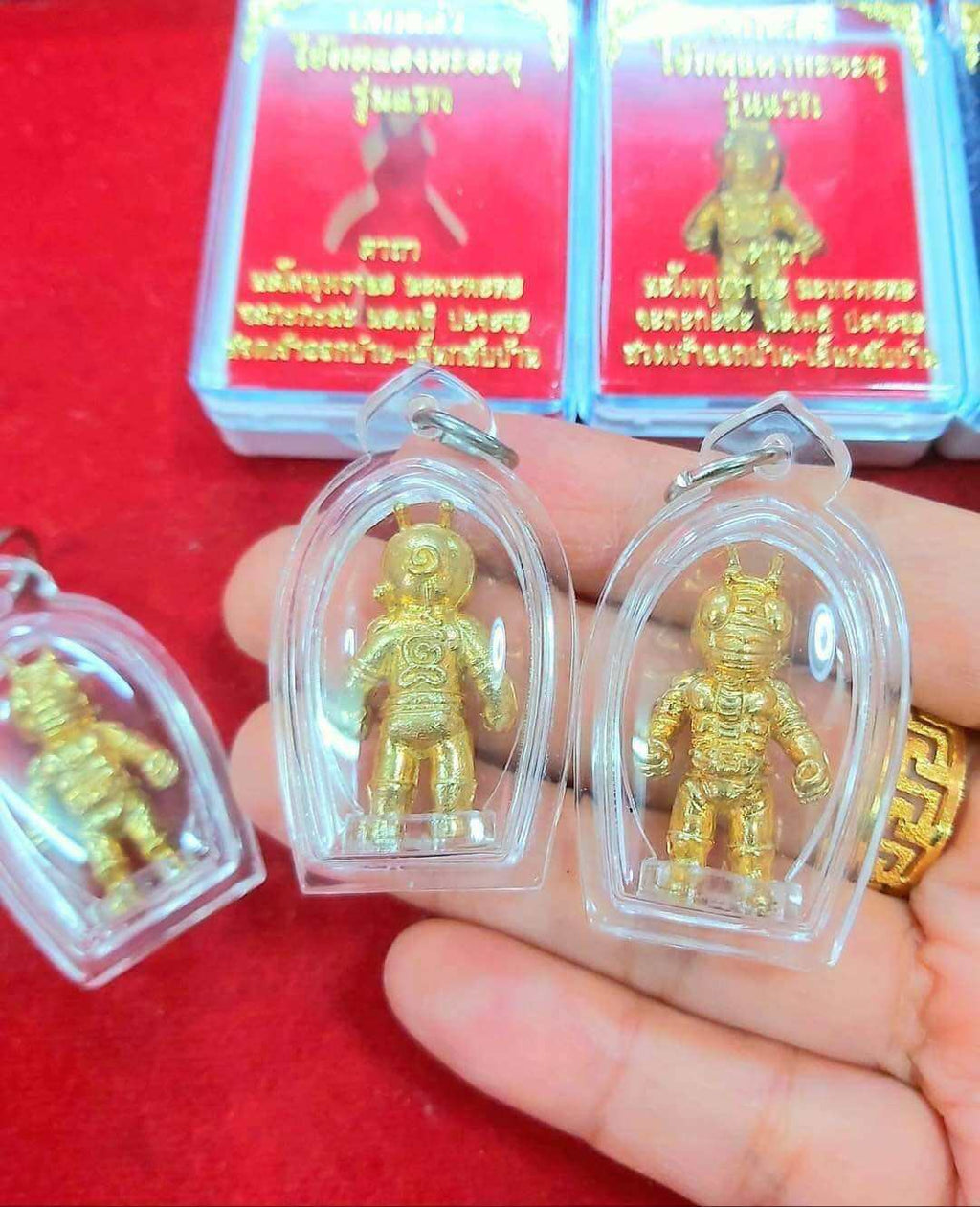 Thai Protection Charm Kamen Rider - Authentic Ma Ar Au Amulet for Safety and Success