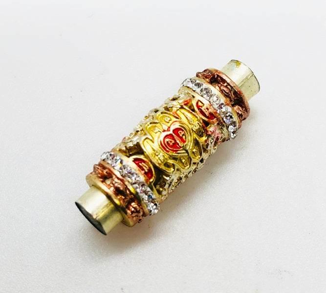 Thai Love Luck Amulet Nang Riek Hand-Scribed Talisman for Prosperity and Romance 3K plating