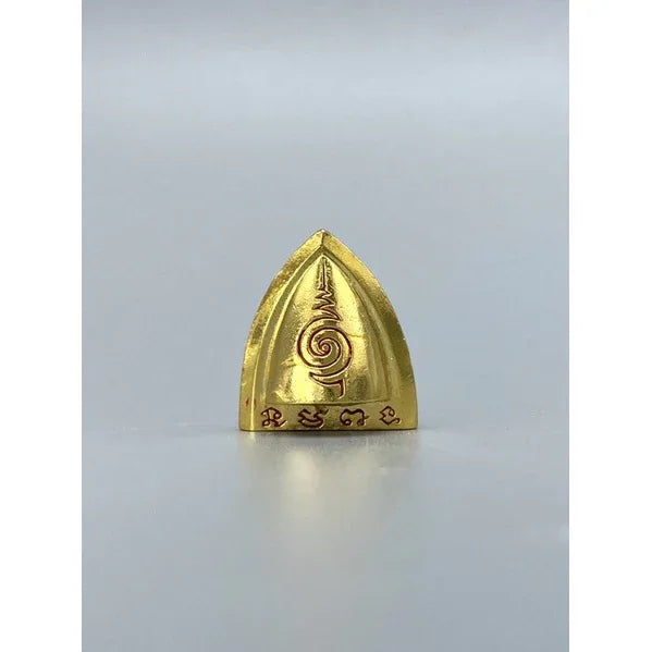 Thai Luck Amulet for Victory - Gold Phaan Thai Charm 2 cm