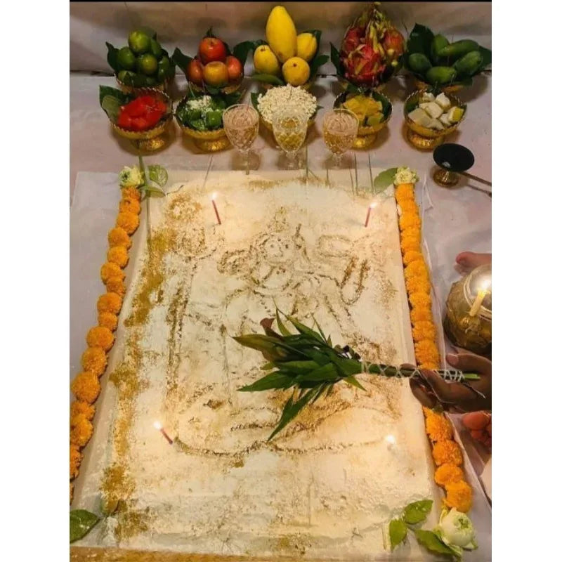 Phra Jaoh Chup Chiwit Powder - Thai Luck and Fortune Charm Powder for Prosperity and Success