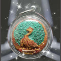 Phaya Nok Yuk Kam Namchok - Peacock of Fortune with Red Love Herb & Copper Takroot for Enhanced Luck Default Title