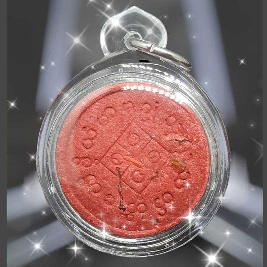 Phaya Nok Yuk Kam Namchok - Peacock of Fortune with Red Love Herb & Copper Takroot for Enhanced Luck One-Sake.com Default Title Default Title-