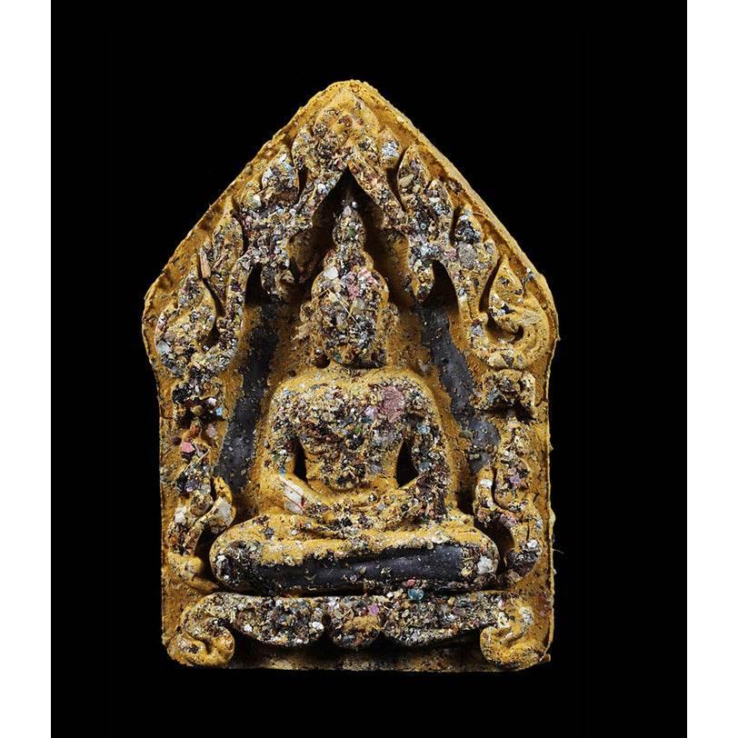 Thai Lucky Charm for Wealth - Khun Phaen First Edition Charm Buddha Amulet Default Title