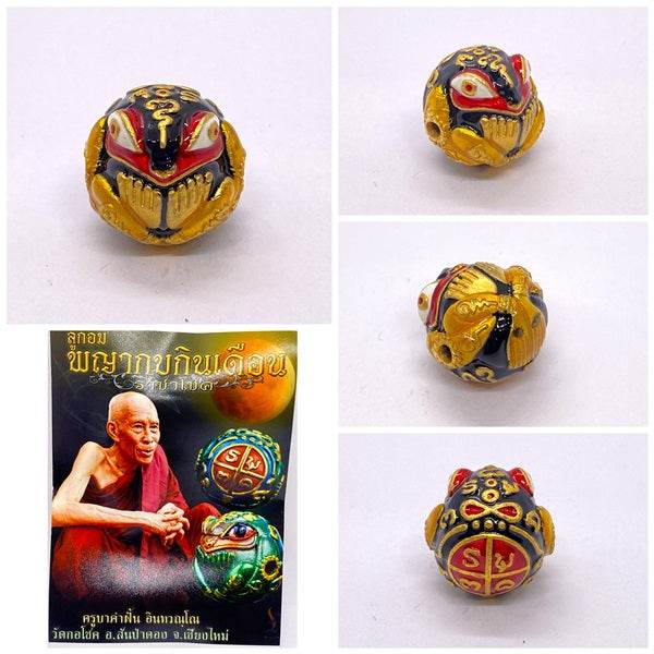 Thai Lucky Frog Charm for Wealth, Prosperity, and Good Fortune
