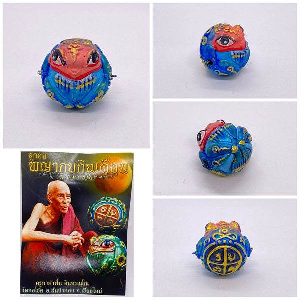 Thai Lucky Frog Charm for Wealth, Prosperity, and Good Fortune