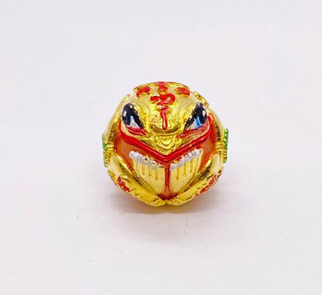 Thai Lucky Frog Charm for Wealth, Prosperity, and Good Fortune Paint it gold