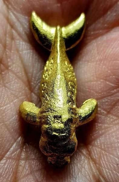 Thai Manatee Amulet - Pla Du Yong for Good Fortune and Blessings