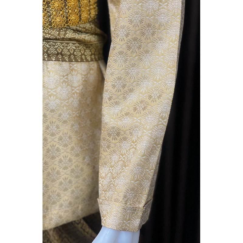 Thai Men's Wedding Outfit Traditional Set for Elegant Celebrations