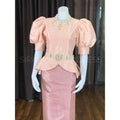 Thai Mermaid Wedding Dress - Elegant Pink Design for Dream Weddings